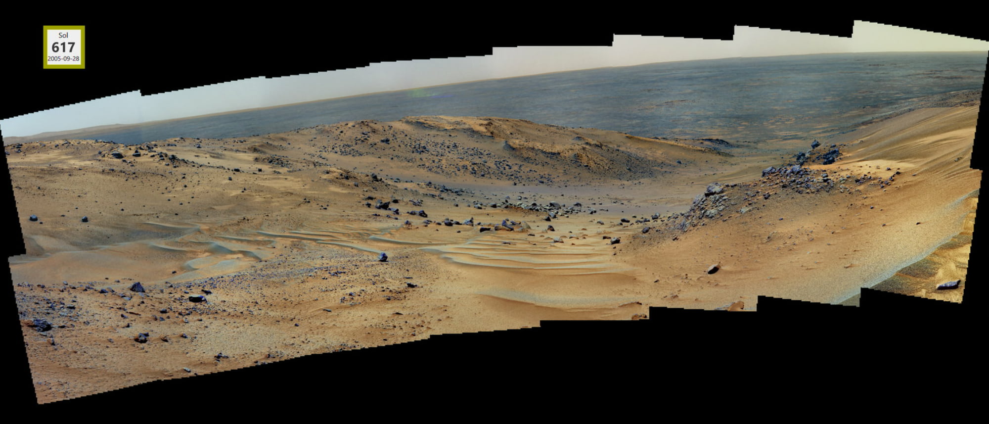 Spirit rover sol 617 ~48 images