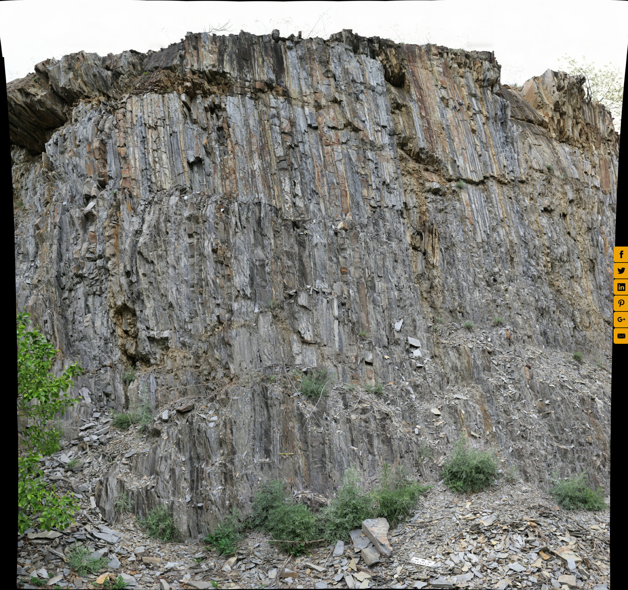 Martinsburg Formation exposed at Staunton, Virginia