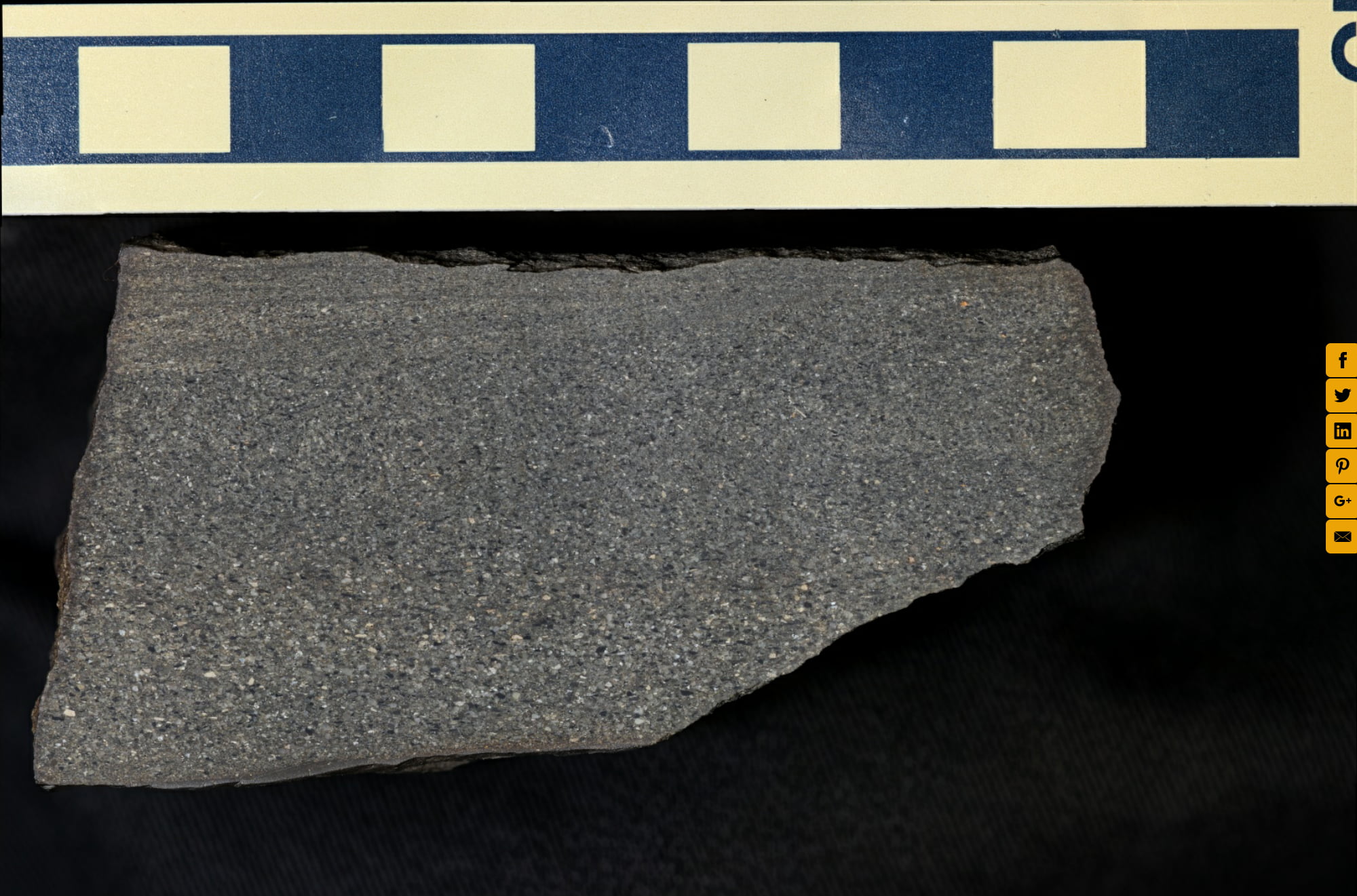 Graded bed in the Martinsburg Formation