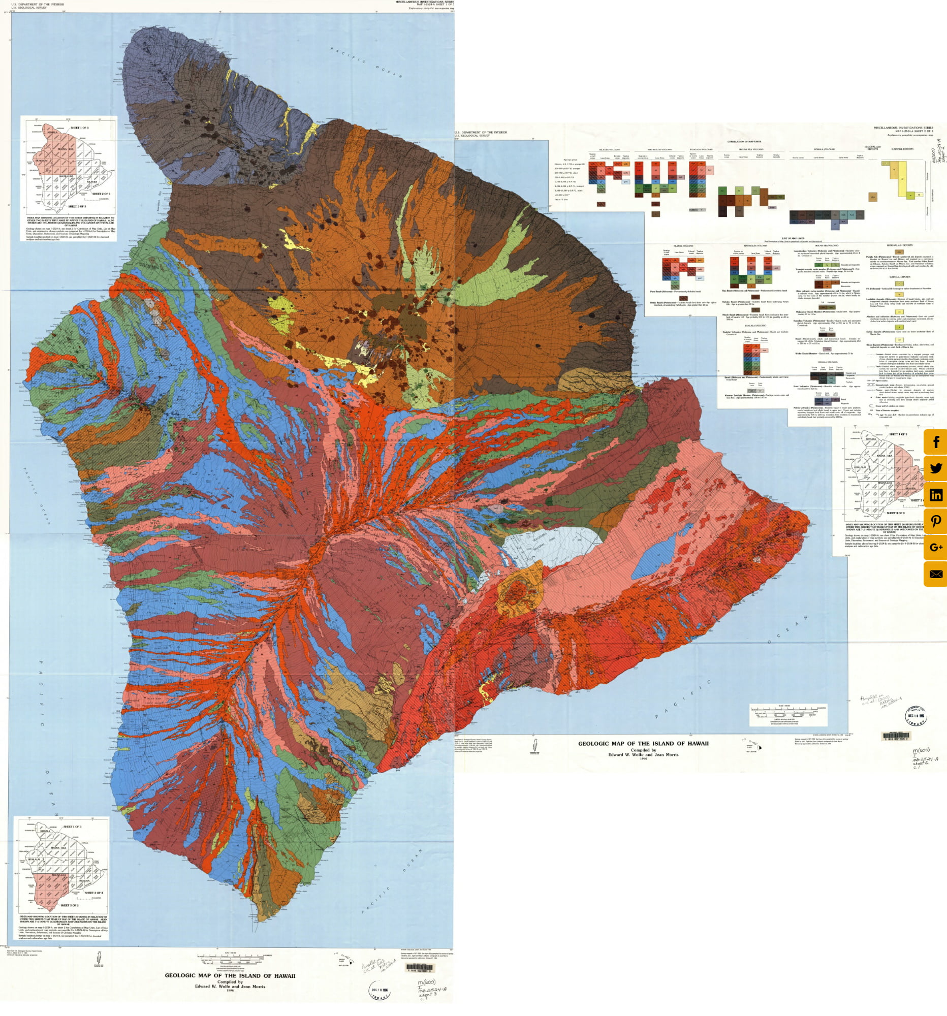 Geologic Map Of Hawaii