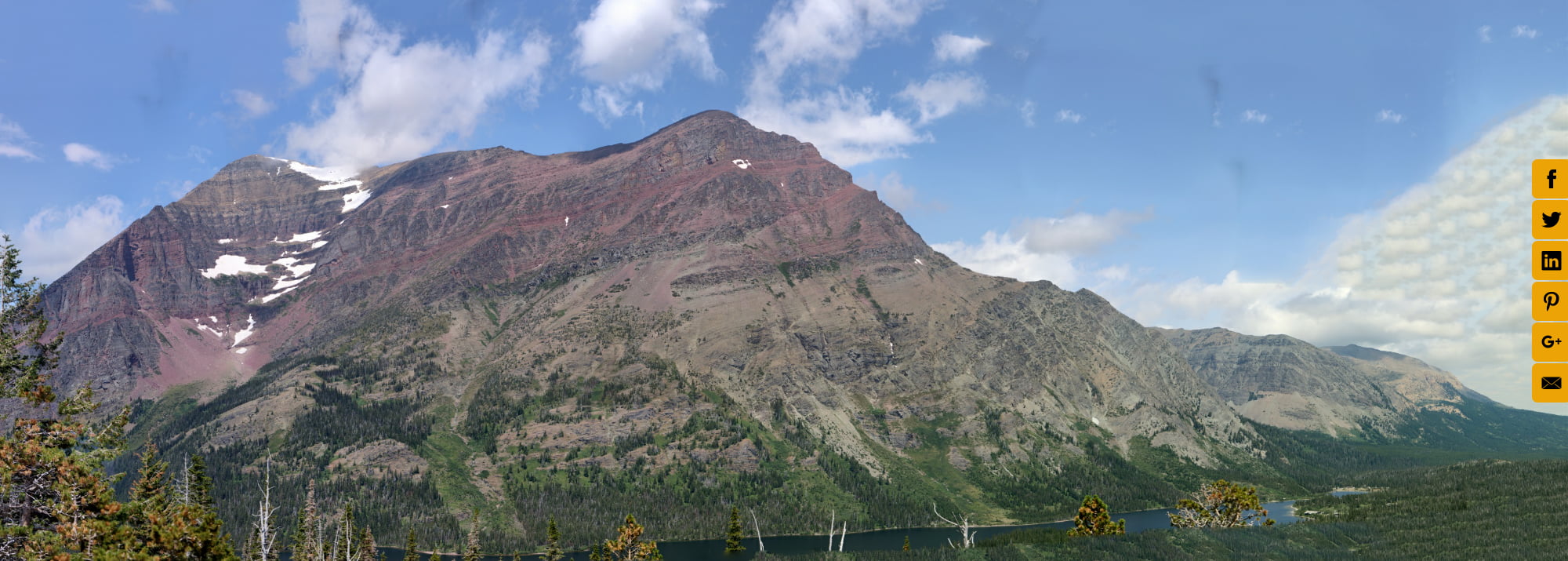 Rising Wolf Mountain, Two Medicine Valley, Glacier National Park, Montana