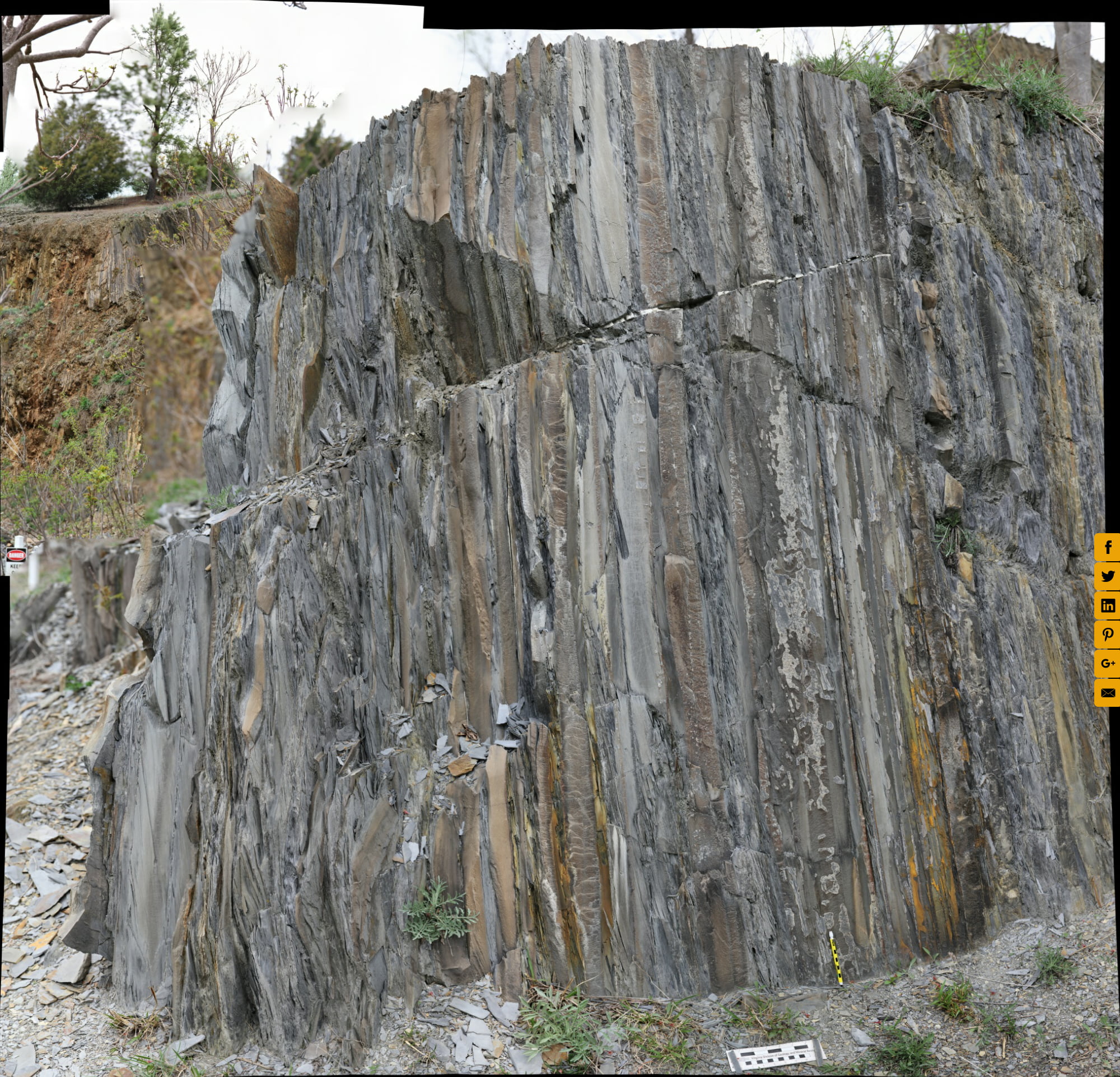 Martinsburg Formation exposed at Staunton, Virginia
