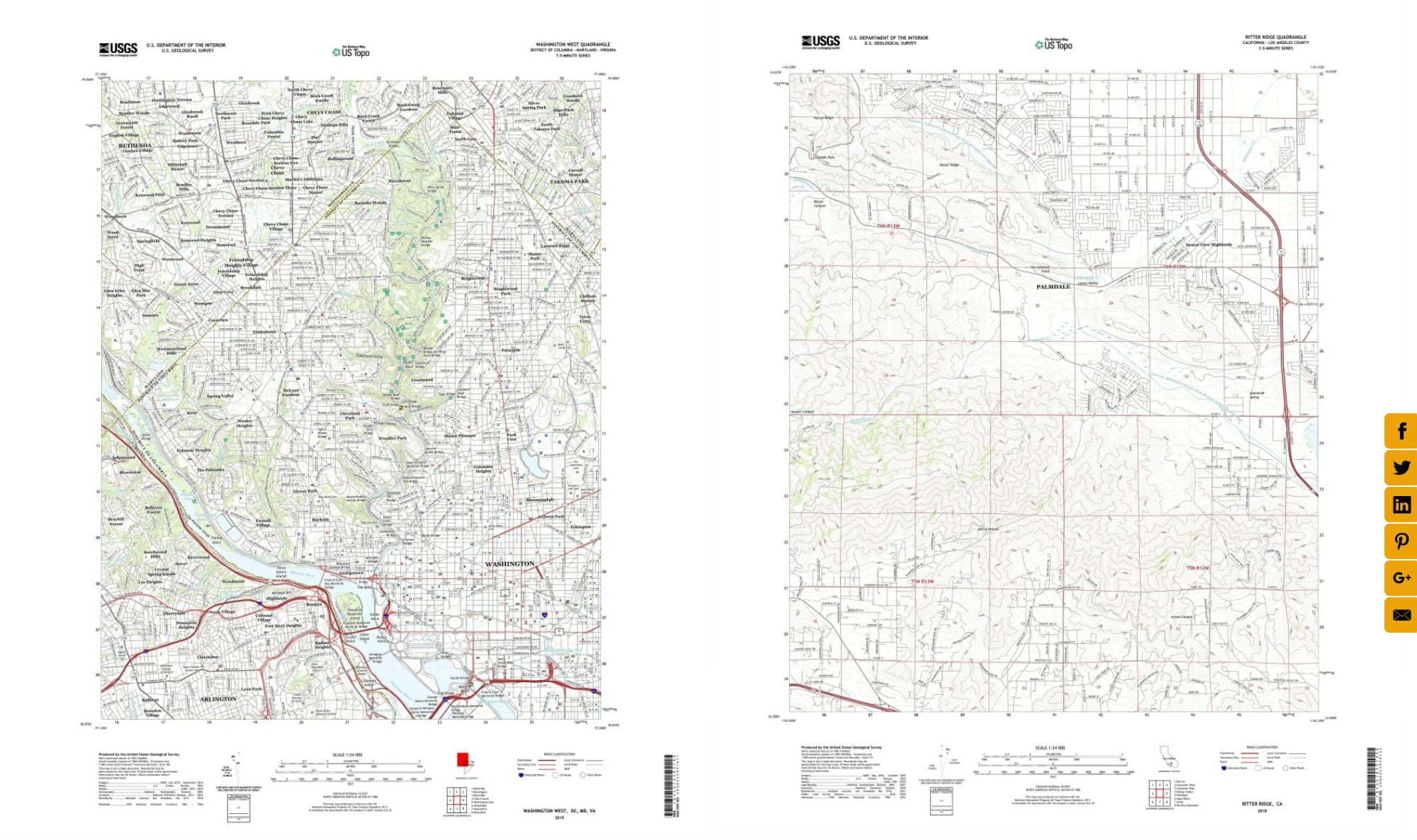 Topographic maps lab maps