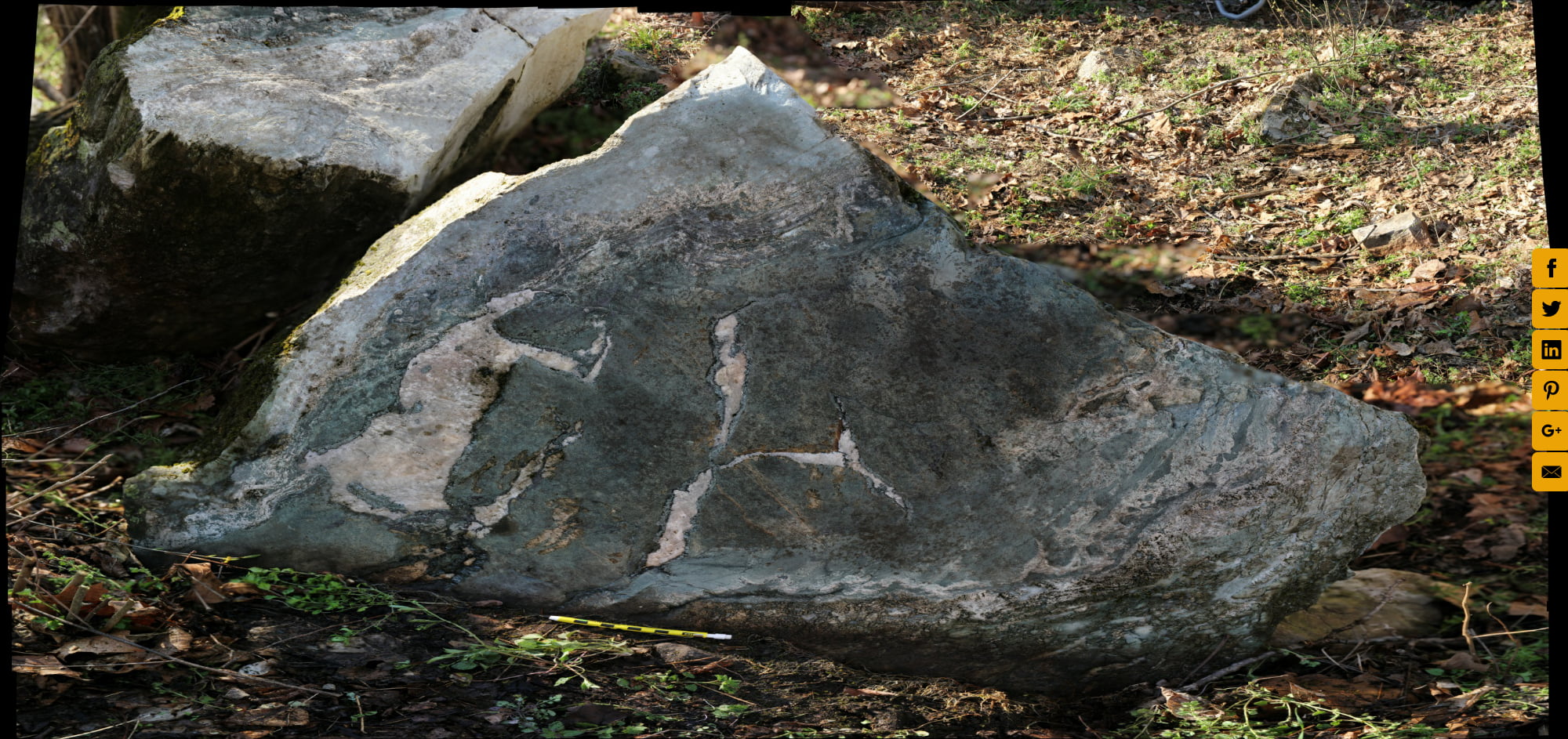 Contact between Fauquier Formation marble and Catoctin Formation