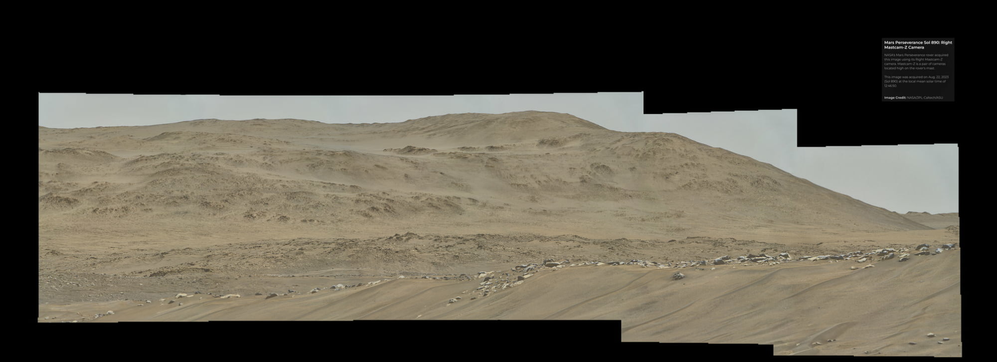Mars Perseverance Sol 890 Right Mastcam