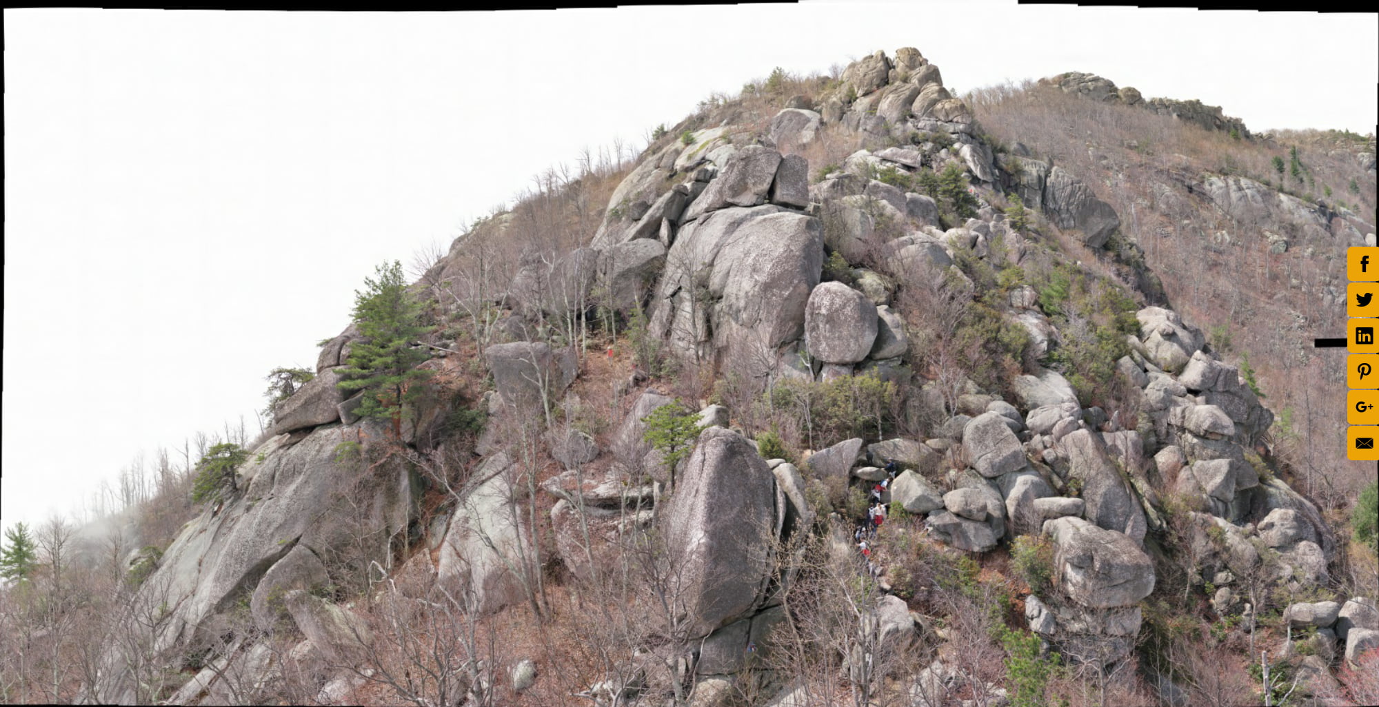 Rock Scramble at Old Rag Mountain, Virginia