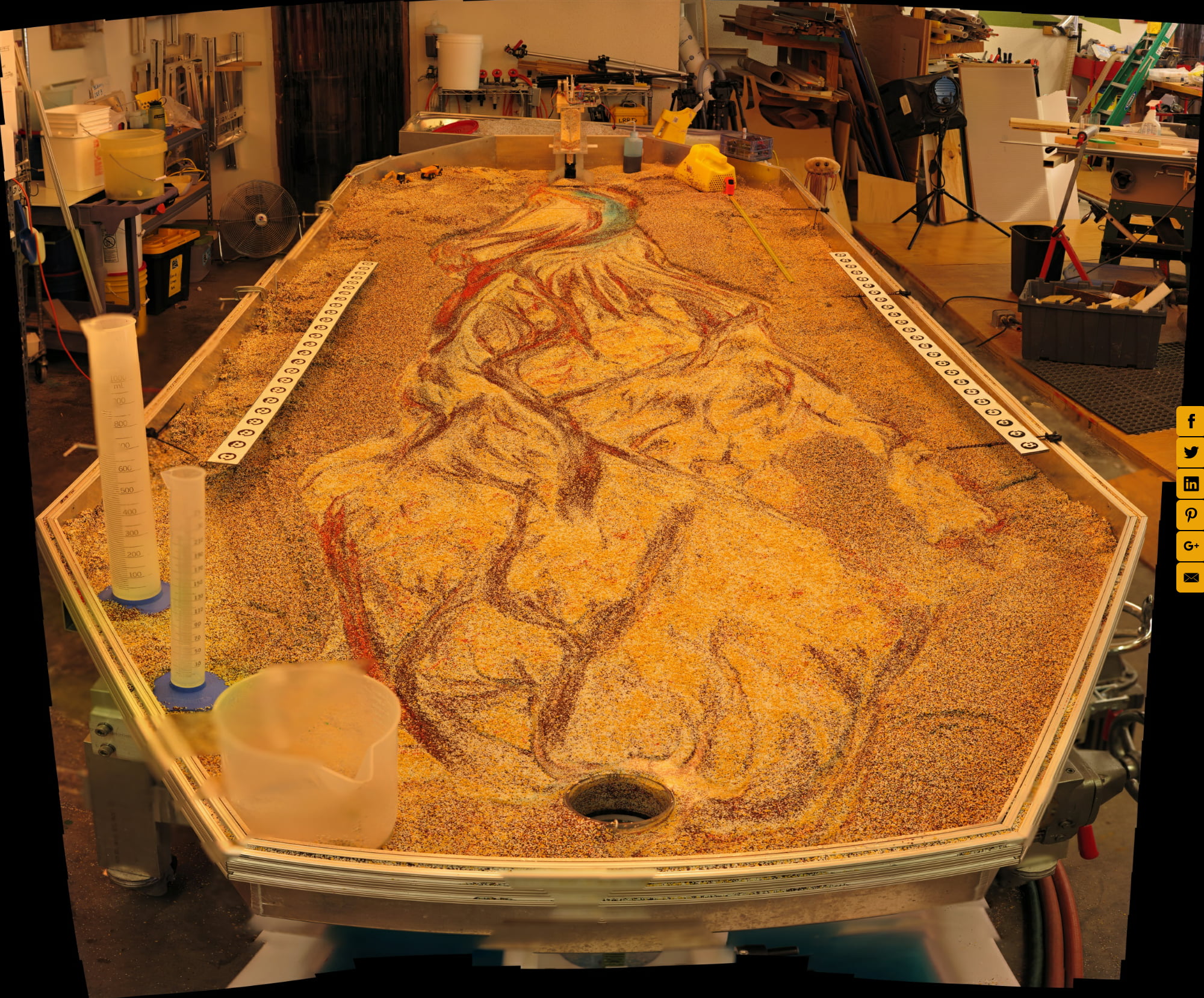 Em4 fluvial process model after a run