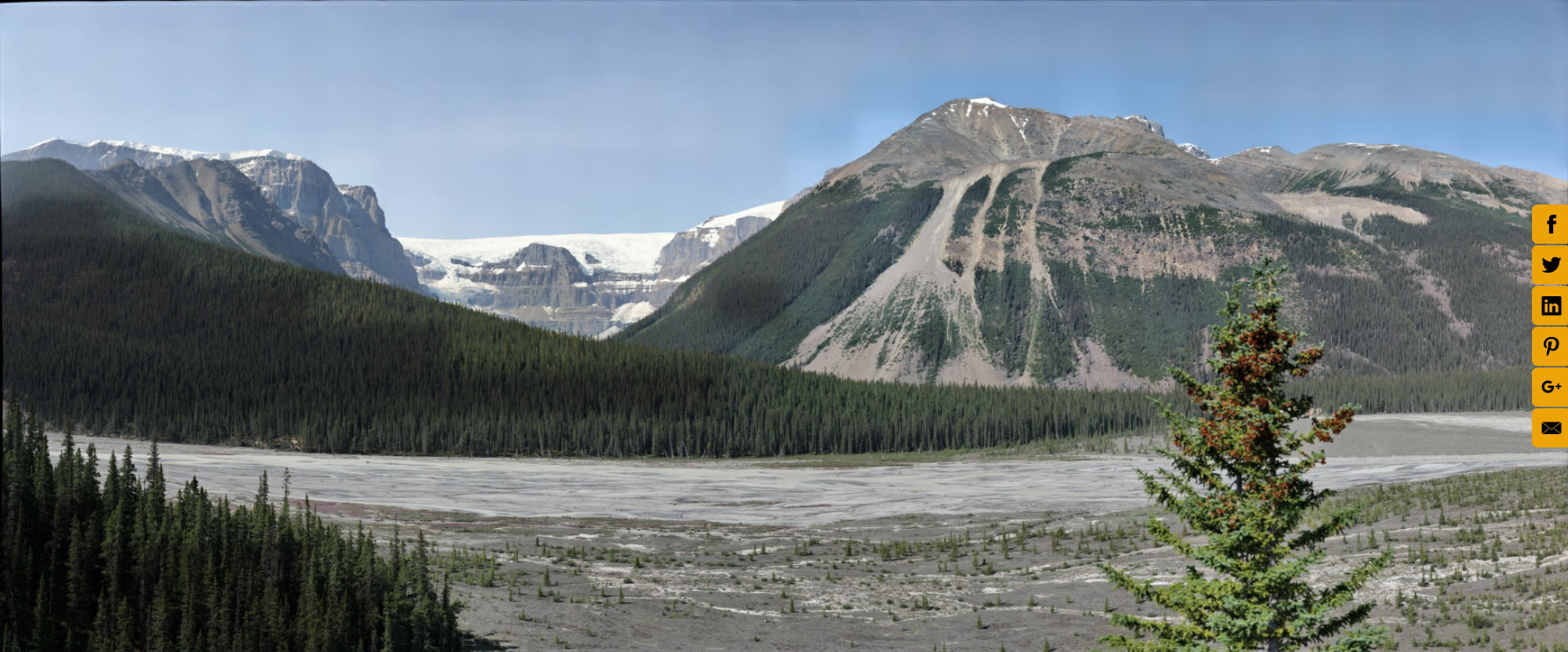 Stutfield Glacier, Jasper National Park, Alberta, Canada